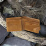 Men's Tan Leather Notecase Wallet Rfid Safe, thumbnail 2 of 5