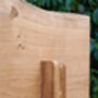 Personalised Live Edge Free Standing House Sign, thumbnail 2 of 3