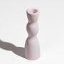 Low Wave Candleholder Blush, thumbnail 3 of 5