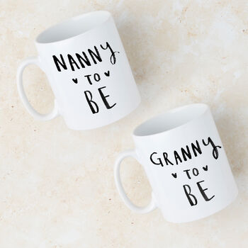 Grandparents To Be 'Grandma / Grandad To Be' Mug Set, 3 of 10