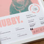 Personalised Dog Portrait Pet Poster Print, thumbnail 6 of 12