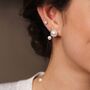 Freshwater Pearl Stud Earrings, thumbnail 6 of 6