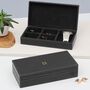 Personalised Men's Leather Jewellery And Watch Box, thumbnail 1 of 2