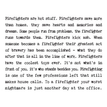 Firefighters Card With Firefighting Quotes, 2 of 4