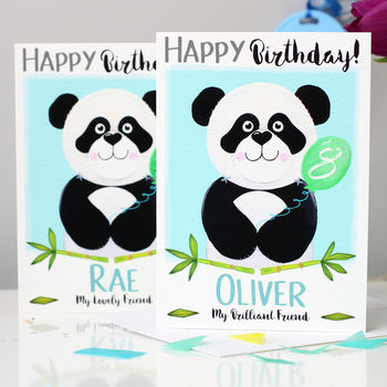 Personalised Panda Relation Birthday Card, 7 of 11