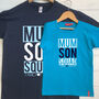 Personalised Mum And Son Squad T Shirt Set, thumbnail 1 of 8