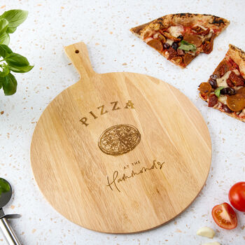Personalised Family Pizza Board, 3 of 5