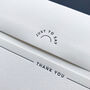 Set Of Eight 'Thank You' Letterpress Notecards, thumbnail 1 of 4