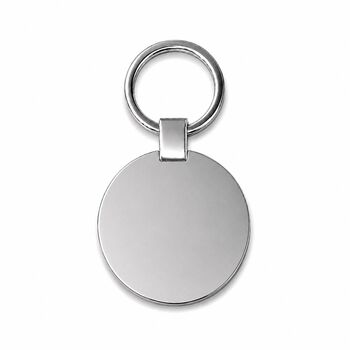 Personalised Round Photo Keyring, 3 of 4