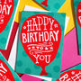 Red Balloon Happy Birthday Card, thumbnail 4 of 4
