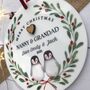 Personalised Nanny And Grandad Christmas Decoration, thumbnail 2 of 3