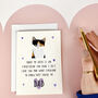 Personalised Funny Cat Hair Father's Day Card, thumbnail 1 of 3