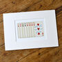 Personalised Special Date Playing Cards Print, thumbnail 2 of 5