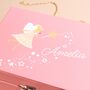 Personalised Name Ballerina Fairy Musical Jewellery Box, thumbnail 2 of 6