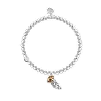 Just Because Silver Plated Guardian Angel Bracelet, 2 of 3