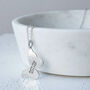 Silver Handprint And Footprint Butterfly Necklace, thumbnail 4 of 7