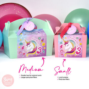Personalised Unicorn Party Gift Box, 4 of 4