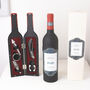 The Five Piece Personalised Wine Bottle Bar Set, thumbnail 2 of 10