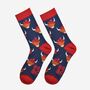 Men's Bamboo Socks Highland Cow Tartan Hat Blue, thumbnail 1 of 5
