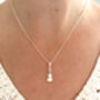 Sterling Silver Violin Pendant Necklace, thumbnail 2 of 7