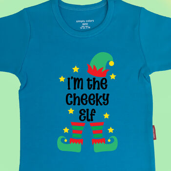Personalised Kids Elf Christmas T Shirt, 2 of 8