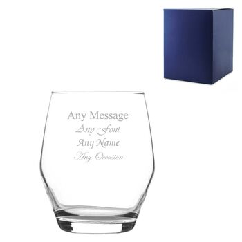 Personalised Ella Whisky Glass With Gift Box, 3 of 6