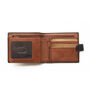 Personalised Men's Leather Wallet Trifold Gift Brown, thumbnail 5 of 11