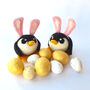 Pengbunny Easter Decoration Penguin In Bunny Ears, thumbnail 1 of 11