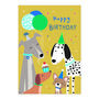 Dogs Happy Birthday Card, thumbnail 2 of 3