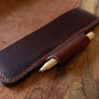 Leather Golf Scorecard Holder With Pen Loop, thumbnail 6 of 12