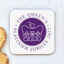 Queen's Platinum Jubilee Coaster, thumbnail 1 of 2