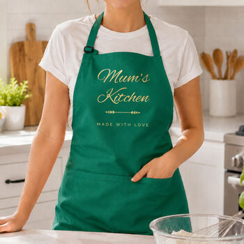 Personalised Made With Love Cotton Apron, 5 of 11