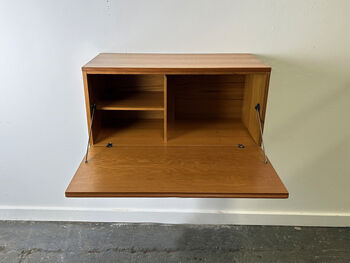 Mid Century Illuminated Desk Cabinet By Beaver And Tapley, 5 of 11