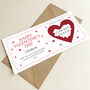 Personalised Valentine's Day Gift Scratch Card: Red Hearts Design, thumbnail 2 of 6
