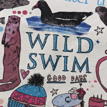 Personalised Wild Swimming Bag, 9 of 12