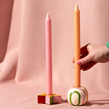 Set Of Two Candle Holders, 2 of 3