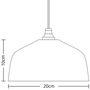 Loft Bell Wooden Ceiling Pendant Light, thumbnail 3 of 3