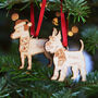 Personalised Dog Breed Christmas Tree Decoration, thumbnail 2 of 9