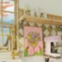 Basket Of Flowers Illustrated Art | Wall Print, thumbnail 4 of 4