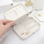 Personalised White Glitter Jewelry Box, thumbnail 1 of 2