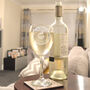 Personalised Aquarius Zodiac Design Wine Glass, thumbnail 3 of 4