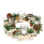 Nordic Star Wreath Candle Holder Centrepeice, thumbnail 2 of 5