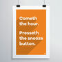 Snooze Print, thumbnail 2 of 12