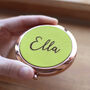 Personalised Rose Gold Compact Mirror, thumbnail 4 of 12