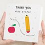 Personalised Thank You Teaching Assistant Card, thumbnail 1 of 7
