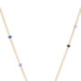 18ct Gold Vermeil Pearled Medals Necklace, thumbnail 3 of 8
