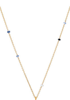 18ct Gold Vermeil Pearled Medals Necklace, 3 of 8