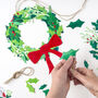 Christmas Wreath Craft Kit, thumbnail 1 of 9