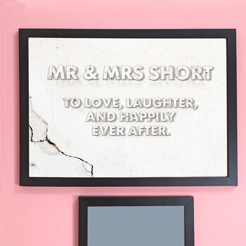 Personalised Wedding And Anniversary Framed Print, 2 of 3