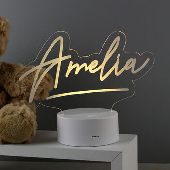 Personalised Night Light Gift LED Colour Changing, 2 of 9